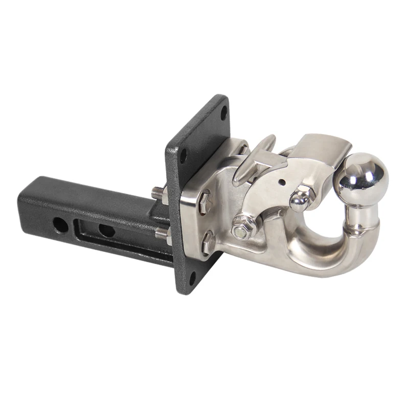 Stainless Steel Tow Hook and Heavy Duty Steel Adjust Trailer Hitch 50x50mm Connector Kit Off-road Refit Parts Car Accessories
Stainless Steel Tow Hook and Heavy Duty Steel Adjust Trailer Hitch 50x50mm Connector Kit Off-road Refit Parts Car Accessories