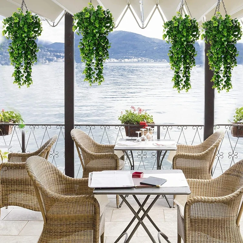 1Pcs Artificial 5Forks Rattan Eucalyptus Wall Hanging Simulation Greenery Fake Hanging Plants Vine Diy Home Outdoor Decor Plant
1Pcs Artificial 5Forks Rattan Eucalyptus Wall Hanging Simulation Greenery Fake Hanging Plants Vine Diy Home Outdoor Decor Plant