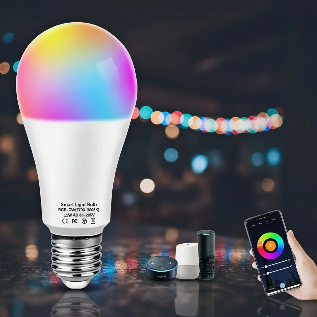 Tuya Smart LED Light Bulb E2716 Million Color RGB with Alexa Google Home Voice ControlBedroom Party Scene Lighting
Tuya Smart LED Light Bulb E2716 Million Color RGB with Alexa Google Home Voice ControlBedroom Party Scene Lighting