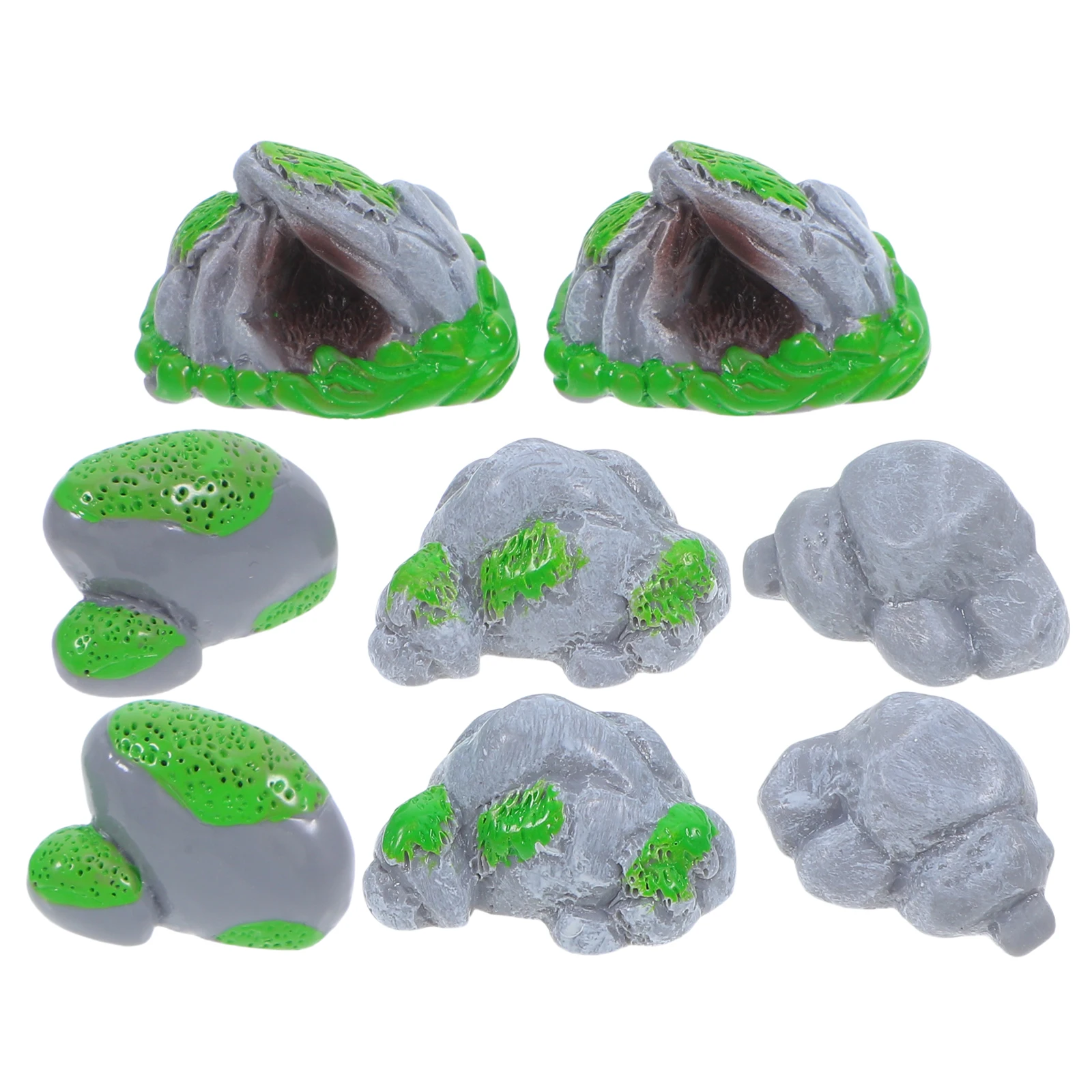 8 Pcs Micro L Decorative Rocks Artificial Stone Resin Garden Figure Fake Mossy Simulated Gardening
8 Pcs Micro L Decorative Rocks Artificial Stone Resin Garden Figure Fake Mossy Simulated Gardening