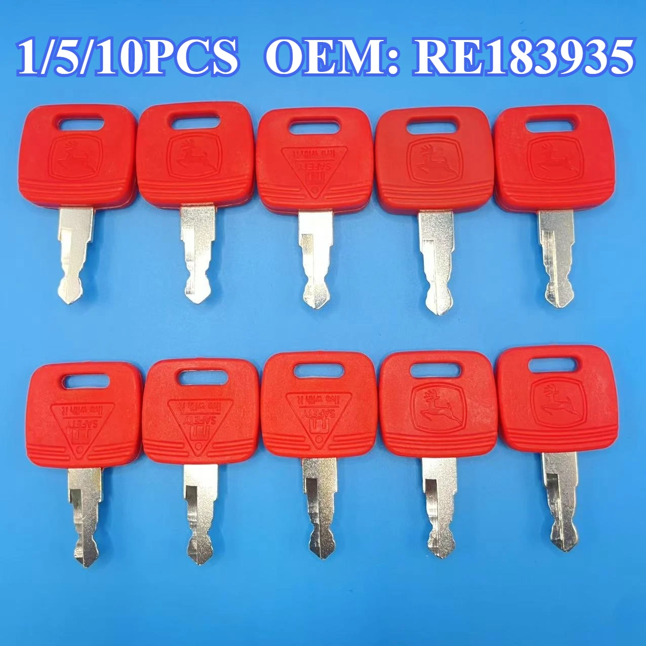 1/5/10PCS RE183935 RE43492 RE71557 KEYS Agricultural Tractor Ignition Key For John Deere
1/5/10PCS RE183935 RE43492 RE71557 KEYS Agricultural Tractor Ignition Key For John Deere