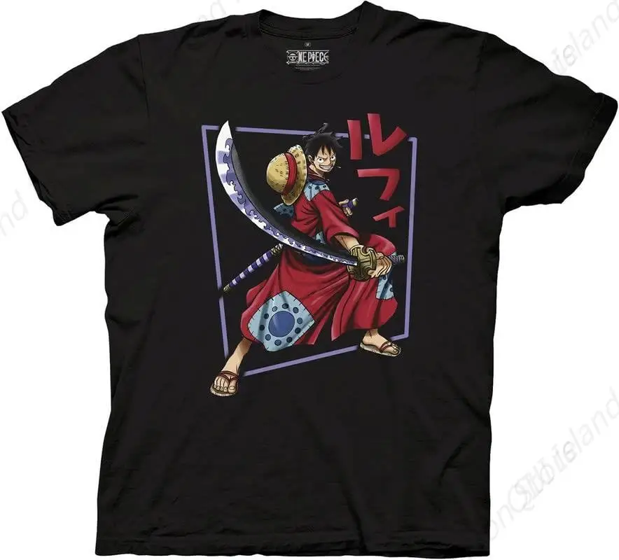 One Piece Men's Short Sleeve T-Shirt Monkey Country Arc Samurai Kimono Anime Black
One Piece Men's Short Sleeve T-Shirt Monkey Country Arc Samurai Kimono Anime Black