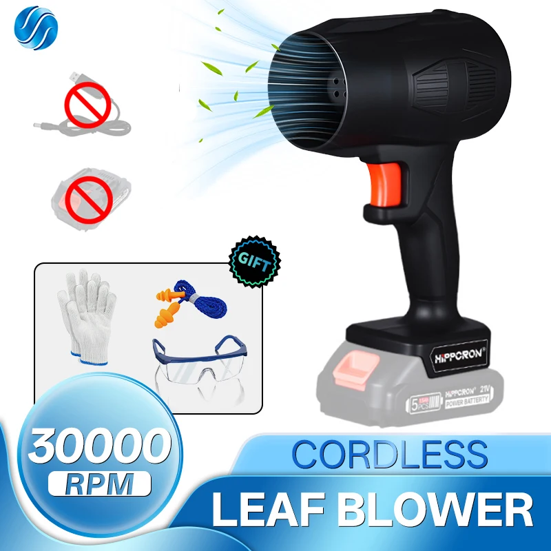 HIPPCRON Portable Electric Air Blower Cordless 30000RPM Power Lightweight for 21V Makita Battery for Dust/Leaves NO Battery
HIPPCRON Portable Electric Air Blower Cordless 30000RPM Power Lightweight for 21V Makita Battery for Dust/Leaves NO Battery
