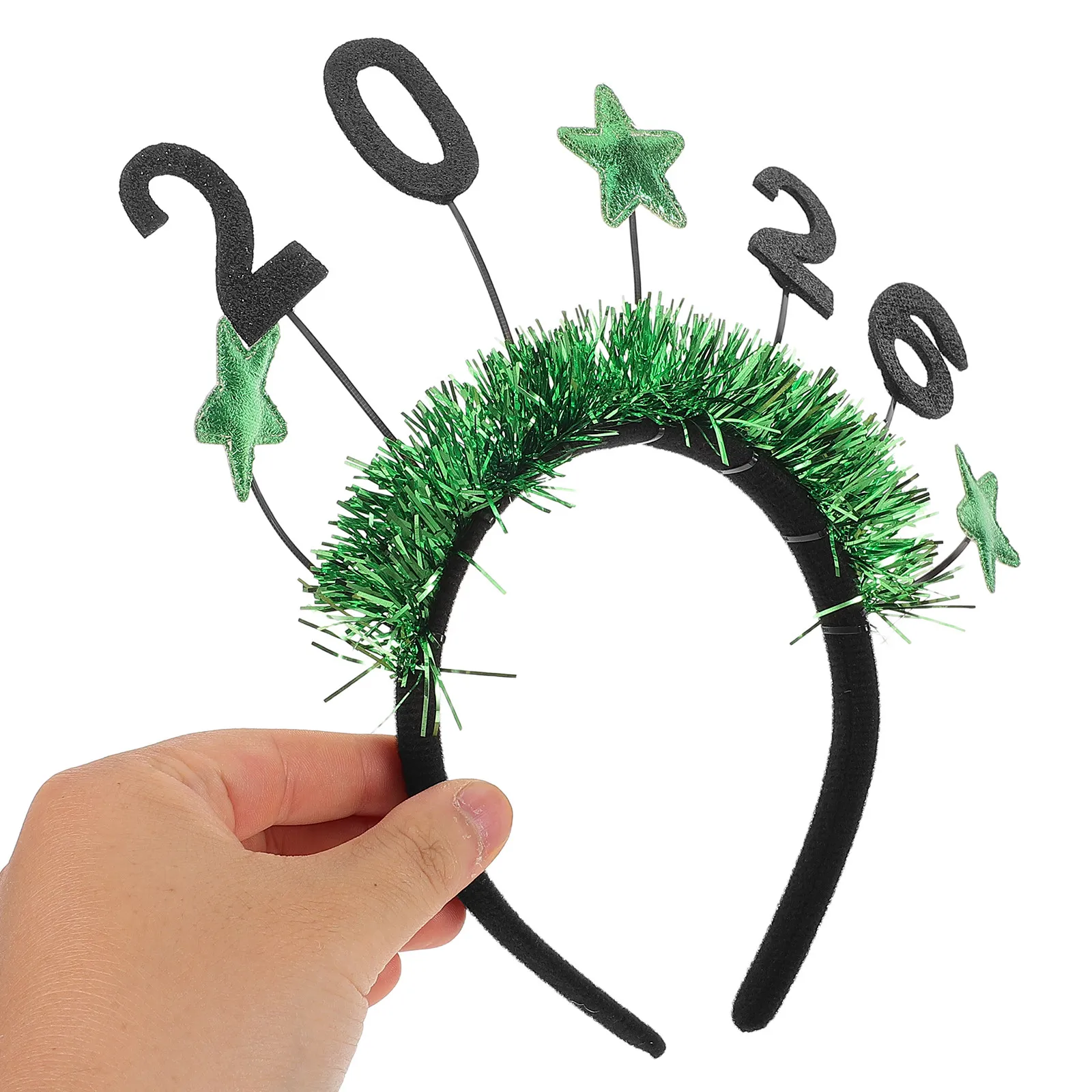 2Pcs New Year Party Headbands Glitter Star Design Comfortable Hair Hoops Festive Headwear for New Years Eve Celebration
2Pcs New Year Party Headbands Glitter Star Design Comfortable Hair Hoops Festive Headwear for New Years Eve Celebration