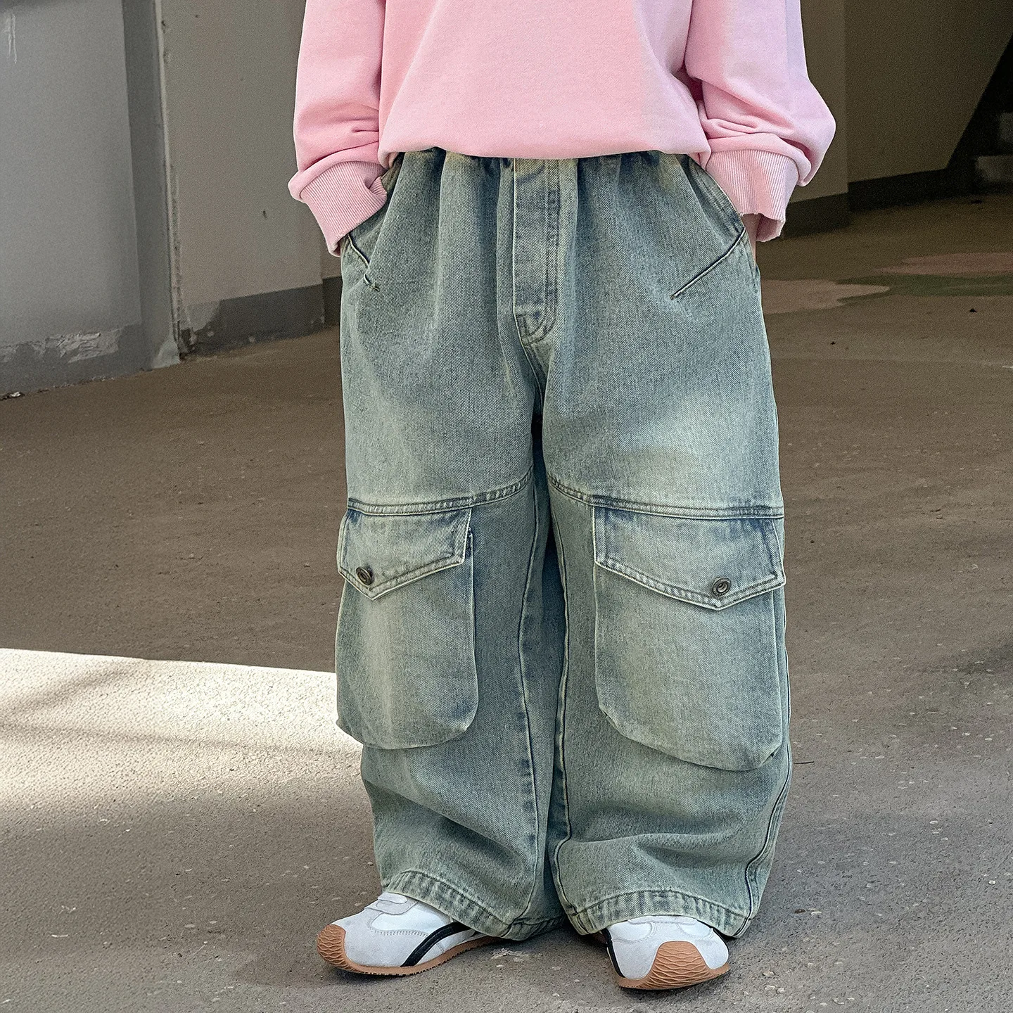Children Clothes Boys Jeans Autumn Korean Style 2025 New Kids Trendy Cool Wide-leg Pants Soft Versatile Loose Kids Denim Pants
Children Clothes Boys Jeans Autumn Korean Style 2025 New Kids Trendy Cool Wide-leg Pants Soft Versatile Loose Kids Denim Pants