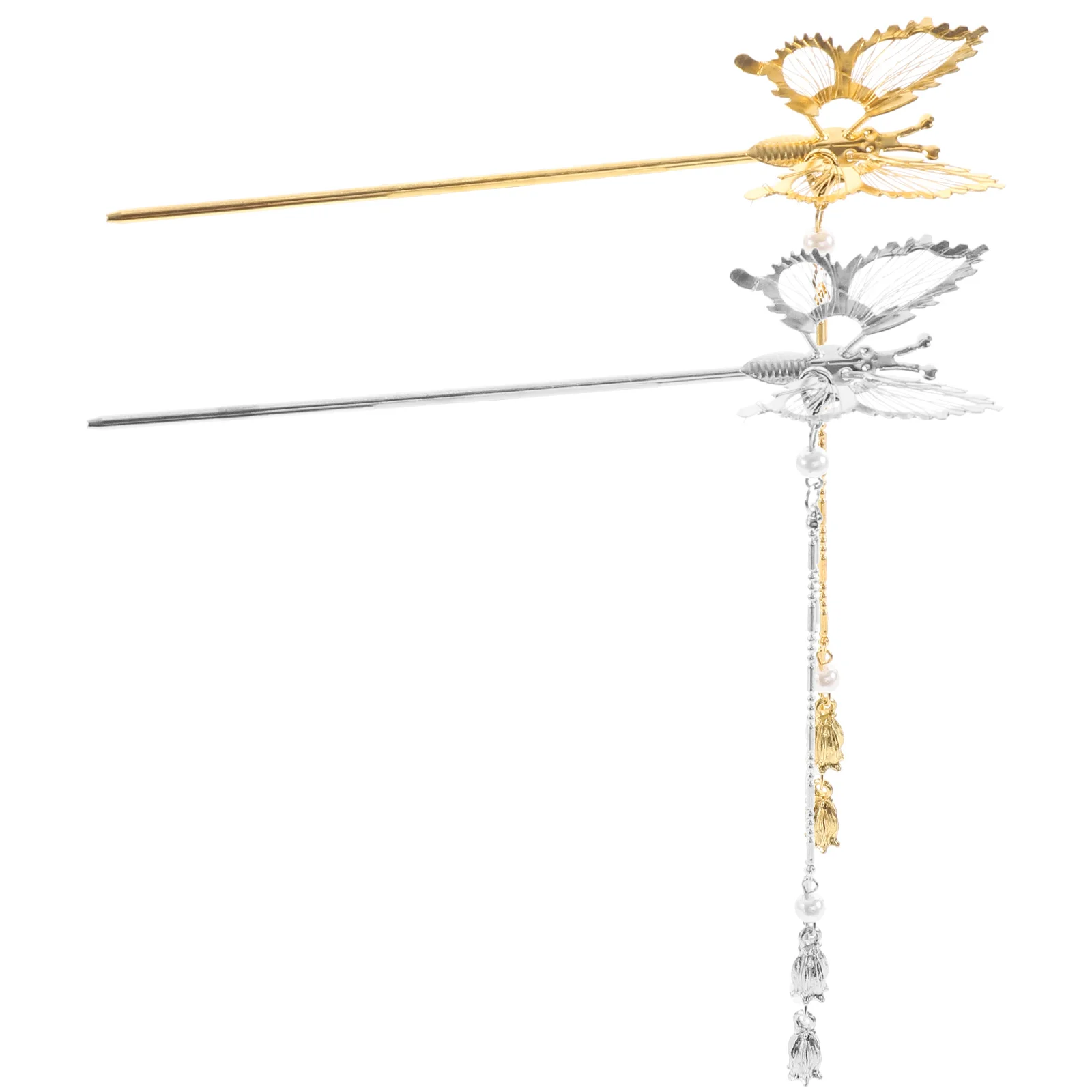 2pcs Vintage Women Wedding Accessories Blue Metal Butterfly Sticks Butterfly Hair Stick Stick Long Hair Bun Hanfu
2pcs Vintage Women Wedding Accessories Blue Metal Butterfly Sticks Butterfly Hair Stick Stick Long Hair Bun Hanfu