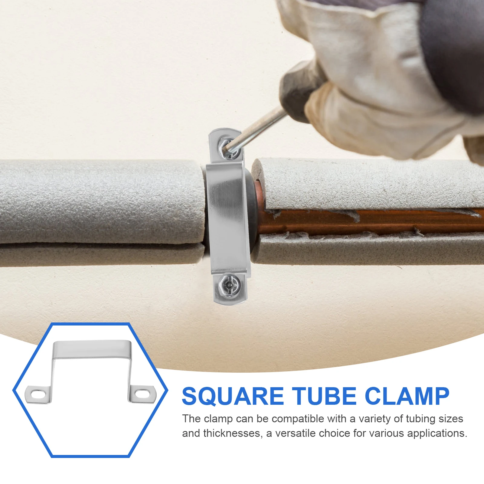 Stainless Steel Square Tube Clamp Heavy Duty U Bracket Fixing Mounting Connector For Woodworking Fence Balcony Railings Water 
Stainless Steel Square Tube Clamp Heavy Duty U Bracket Fixing Mounting Connector For Woodworking Fence Balcony Railings Water