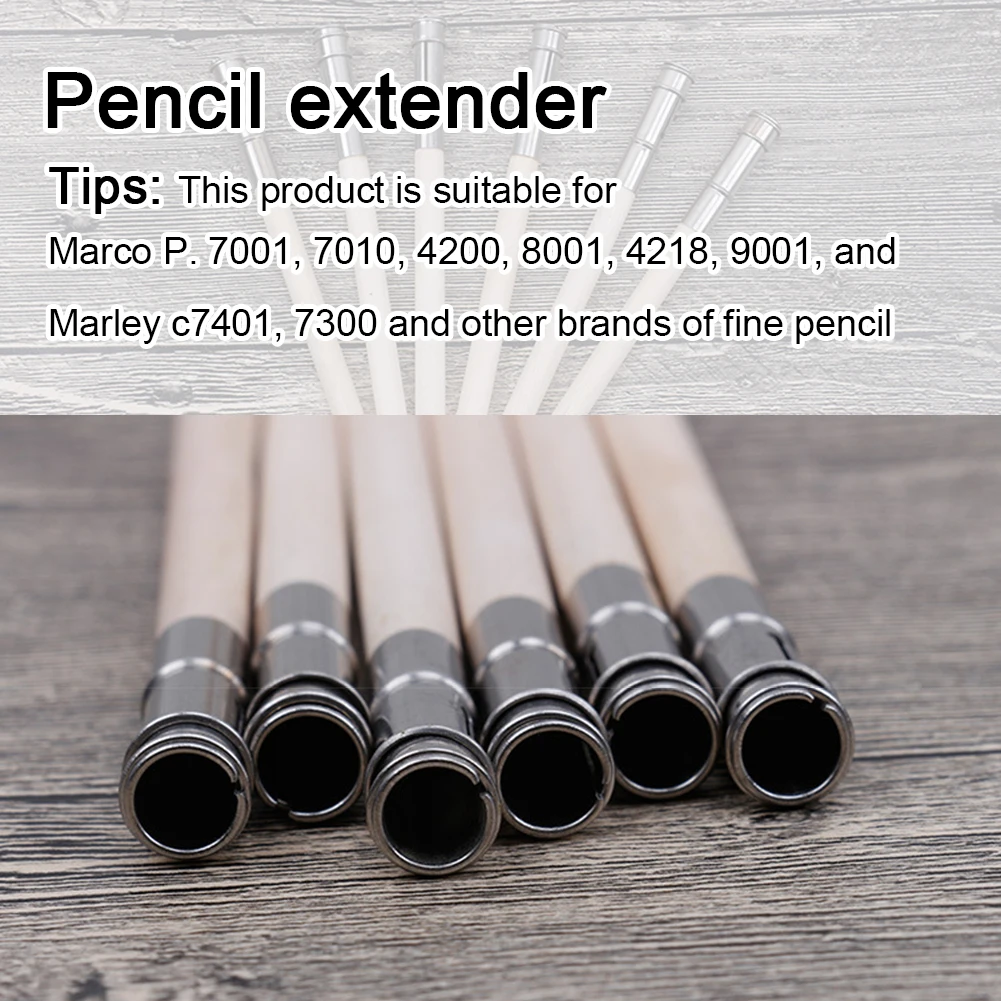 Art Write Tool Extender Adjustable Pencil Lengthen Sleeve Practical Portable Creative Wood Single Head for Sketch Office
Art Write Tool Extender Adjustable Pencil Lengthen Sleeve Practical Portable Creative Wood Single Head for Sketch Office