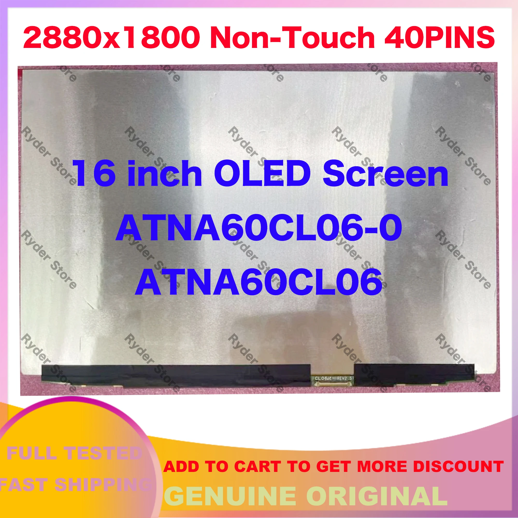 16 "2880x1800 без сенсорного ЖК-экрана для ноутбука OLED ATNA60CL06-0 ATNA60CL06 для LG Gram Pro 16Z90SP Замена матричной панели дисплея
16 "2880x1800 без сенсорного ЖК-экрана для ноутбука OLED ATNA60CL06-0 ATNA60CL06 для LG Gram Pro 16Z90SP Замена матричной панели дисплея
