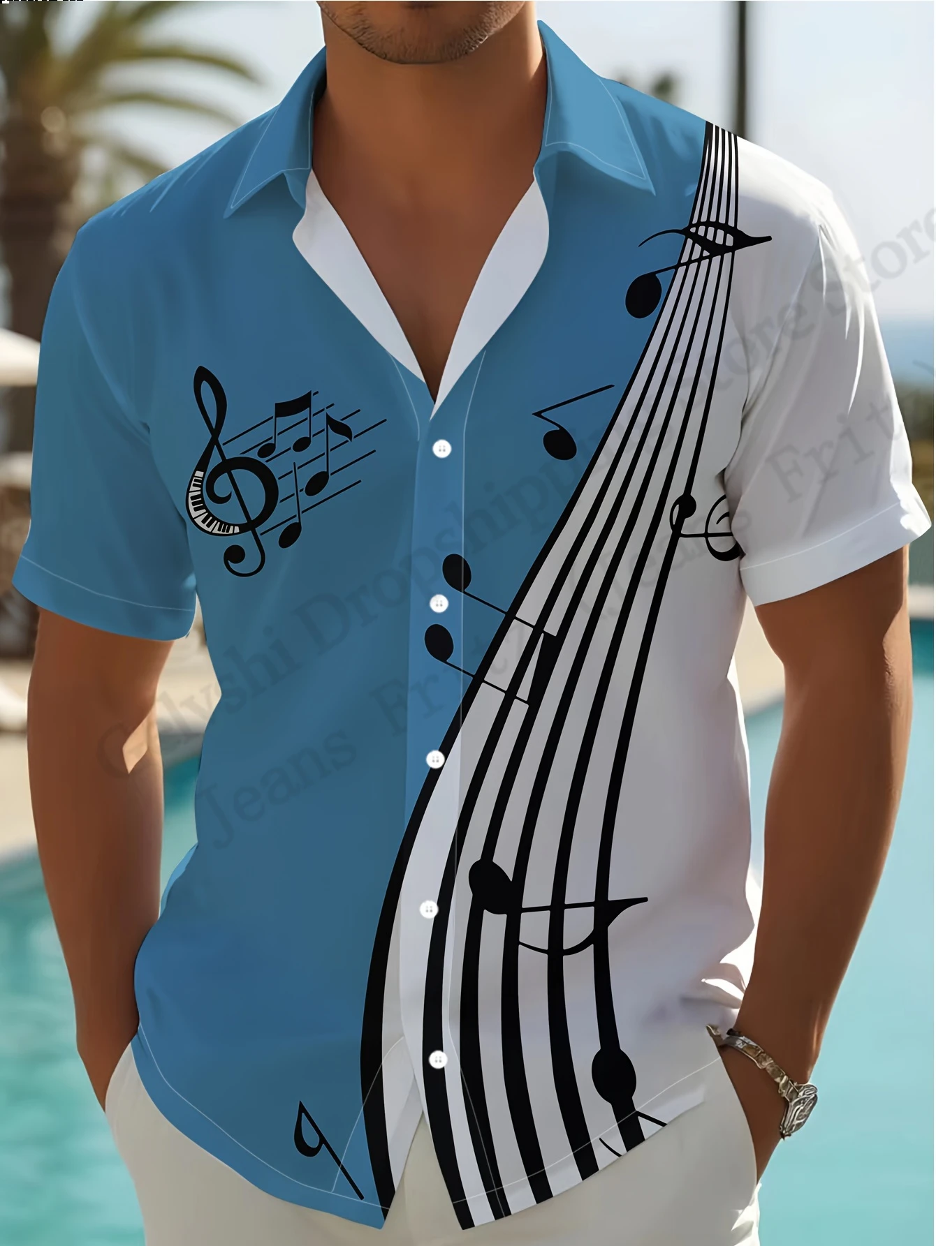 Musical Note 3d Print Shirts Men Women Fashion Hawaiian Shirt Short Sleeve Casual Beach Shirts Lapel Blouse New Holiday Clothing
Musical Note 3d Print Shirts Men Women Fashion Hawaiian Shirt Short Sleeve Casual Beach Shirts Lapel Blouse New Holiday Clothing