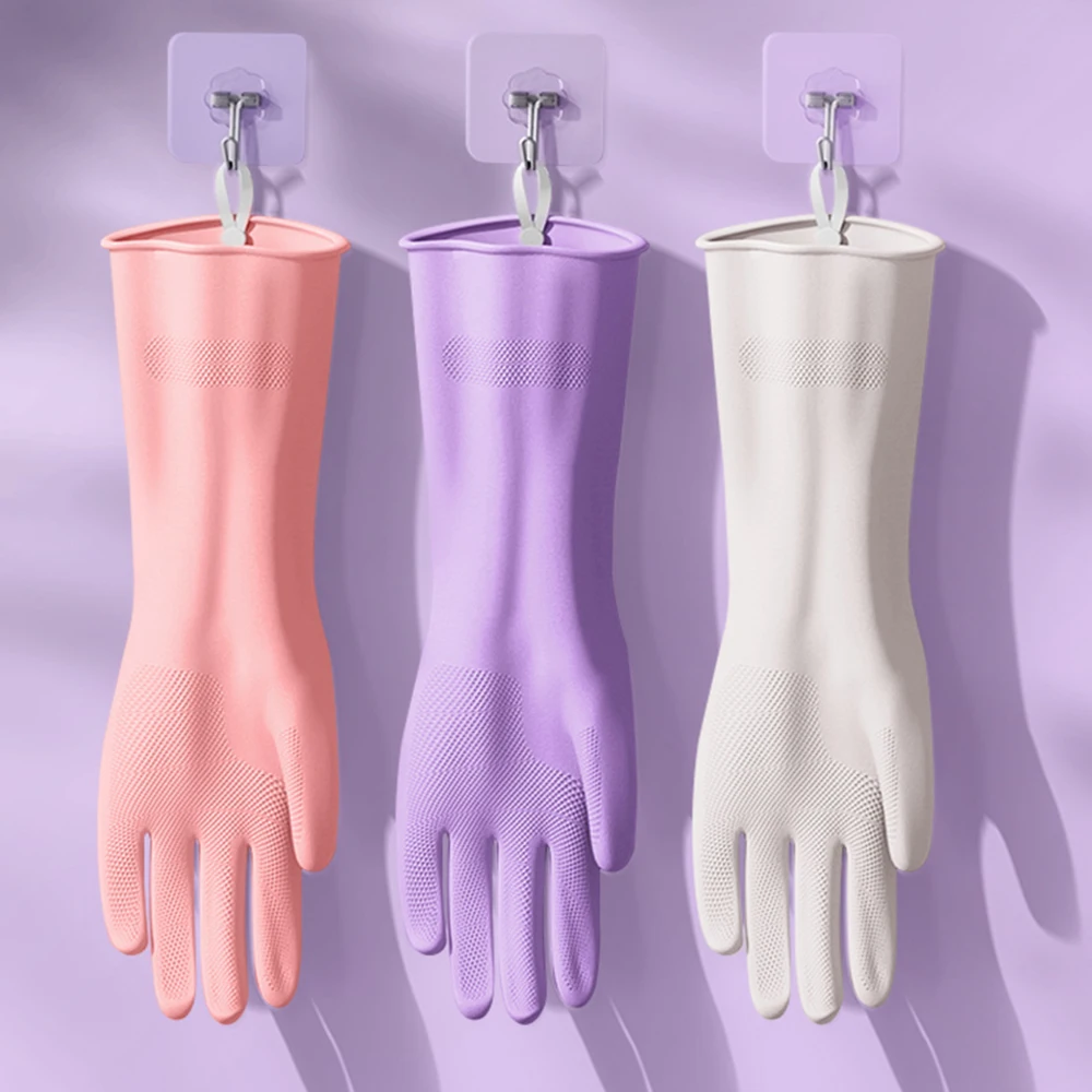 Lengthening Nitrile Dishwashing Gloves Thickening Rubber Cleaning Gloves Waterproof Anti Slip Latex Glove For Household Kitchen
Lengthening Nitrile Dishwashing Gloves Thickening Rubber Cleaning Gloves Waterproof Anti Slip Latex Glove For Household Kitchen