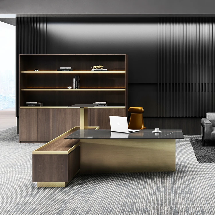 Luxury Modern Office Furniture-Convertible L-Shaped Executive Desk For Boss Or CEO Smart Manager Office Desk
Luxury Modern Office Furniture-Convertible L-Shaped Executive Desk For Boss Or CEO Smart Manager Office Desk