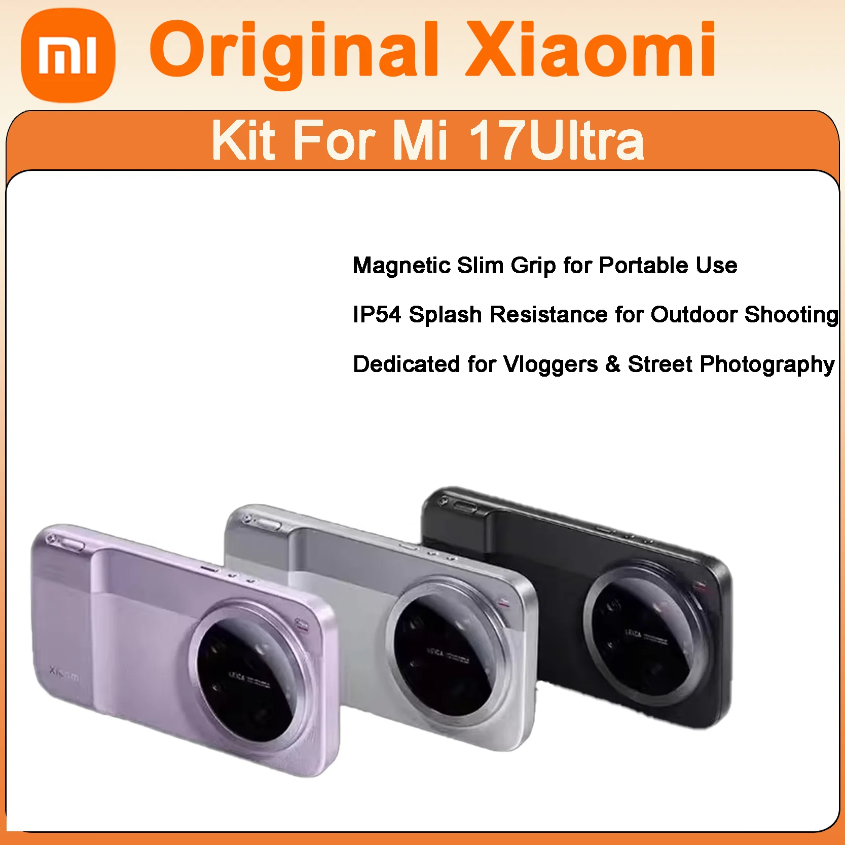 Оригинальный комплект для фотосъемки Xiaomi 17 Ultra: защита от брызг IP54, тонкий корпус, идеально подходит для любителей уличной фотографии
Оригинальный комплект для фотосъемки Xiaomi 17 Ultra: защита от брызг IP54, тонкий корпус, идеально подходит для любителей уличной фотографии