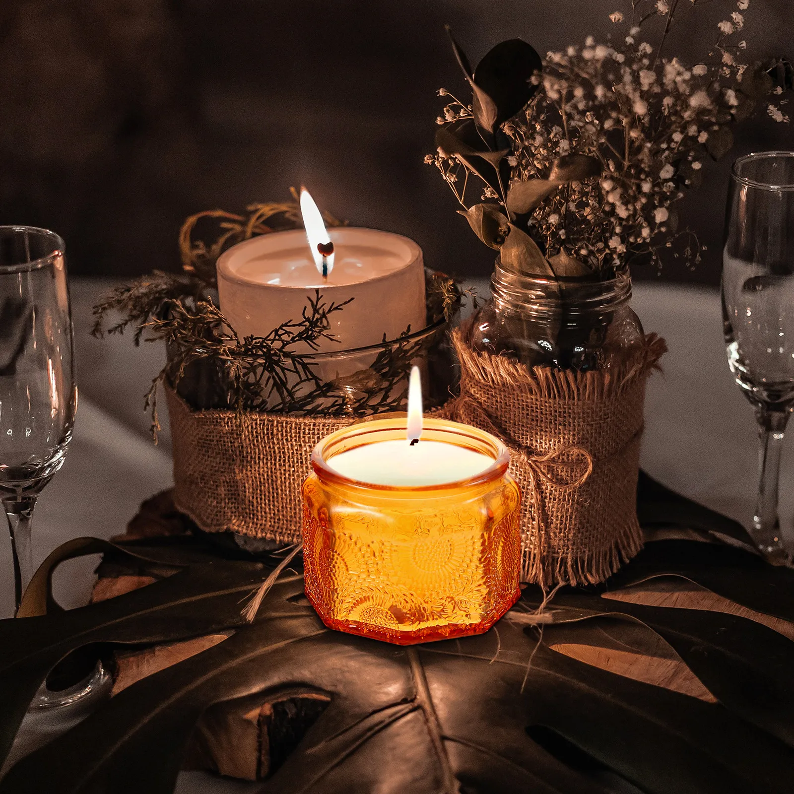 14Pcs Thickened Glass Containers Embossed Finish for DIY Making Reusable Storage Jar Aromatherapy Craft Tin
14Pcs Thickened Glass Containers Embossed Finish for DIY Making Reusable Storage Jar Aromatherapy Craft Tin