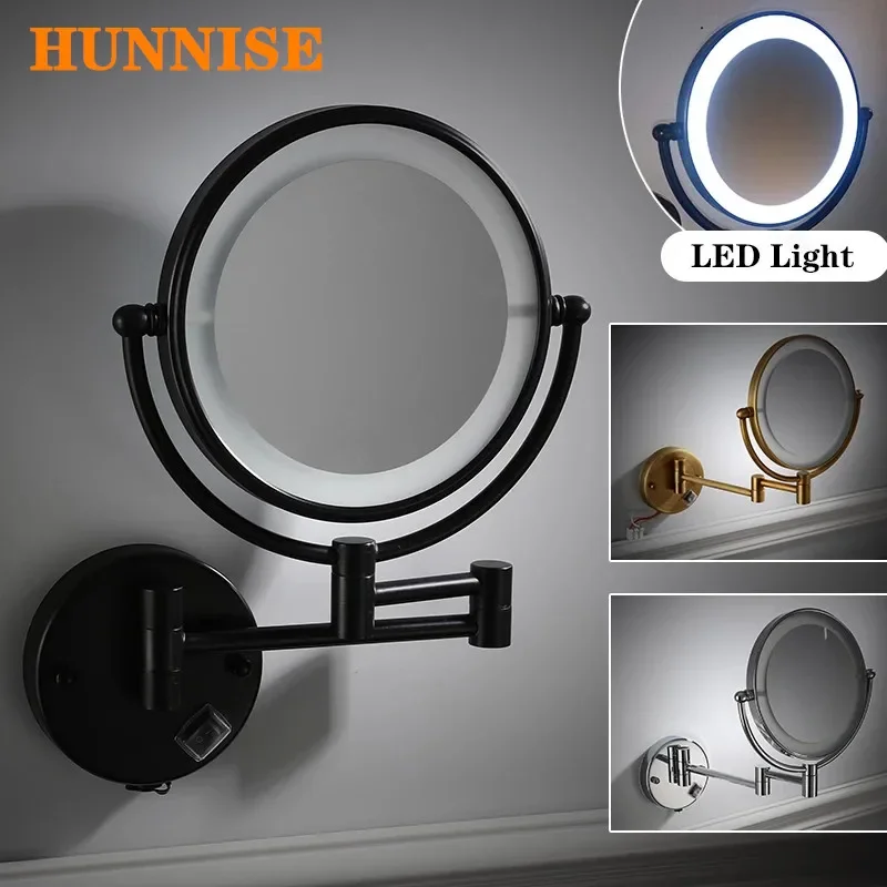 Matte Black Folding Bathroom Mirrors Quality Brass Led Light Double Face Lady Makeup Mirror Classic Fold Led Bathroom Mirror
Matte Black Folding Bathroom Mirrors Quality Brass Led Light Double Face Lady Makeup Mirror Classic Fold Led Bathroom Mirror