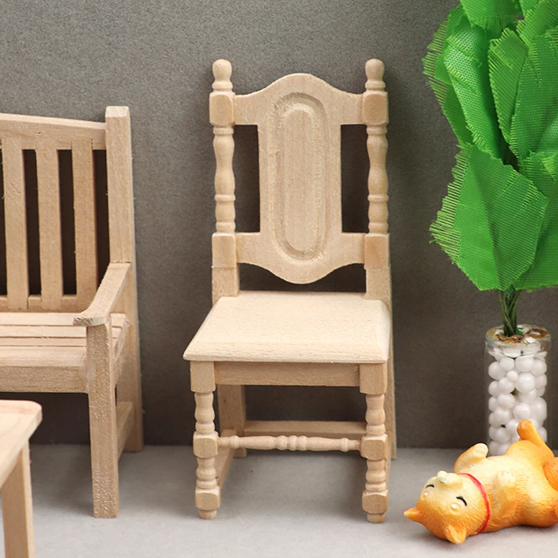 1:12 Dollhouse Mini Wooden Dining Table Chair European court style Furniture Model Decor Toy
1:12 Dollhouse Mini Wooden Dining Table Chair European court style Furniture Model Decor Toy