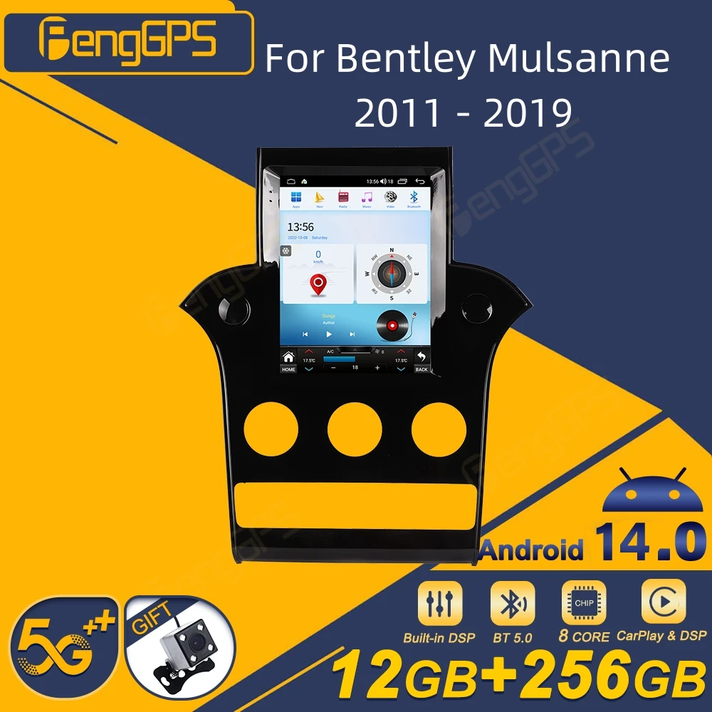 For Bentley Mulsanne 2011 - 2019 Android Car Radio Wireless Carplay Stereo Receiver Autoradio Multimedia Player GPS Navi Touch
For Bentley Mulsanne 2011 - 2019 Android Car Radio Wireless Carplay Stereo Receiver Autoradio Multimedia Player GPS Navi Touch