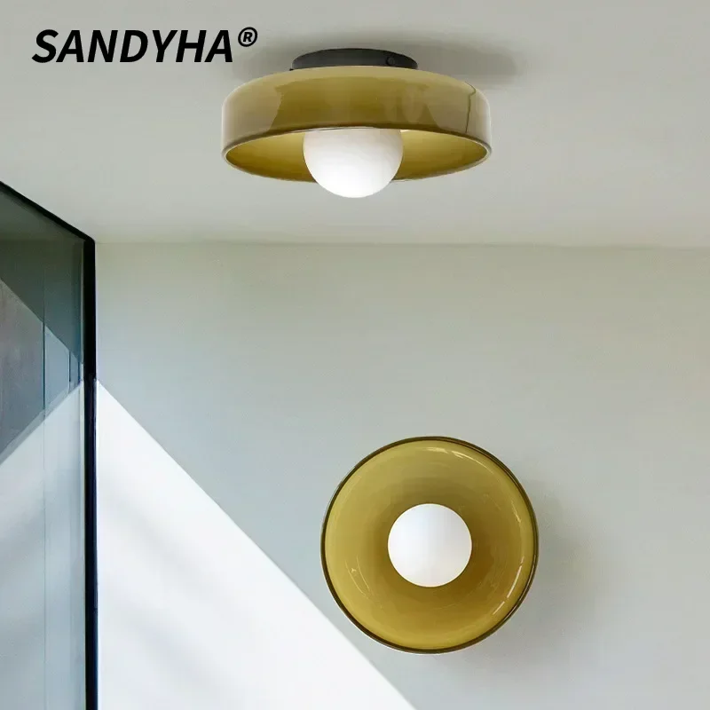 SANDYHA Nordic Green Retro Glass LED Wall Light Suitable for Corridor Living Room Bedroom Home Decoration Lighting Fixtures
SANDYHA Nordic Green Retro Glass LED Wall Light Suitable for Corridor Living Room Bedroom Home Decoration Lighting Fixtures