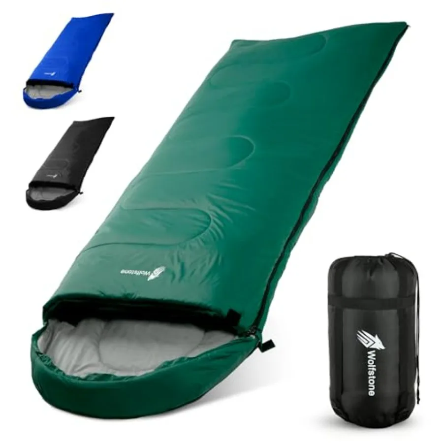3 Season Sleeping Bag for Adults Nylon Shell, Olive Green, Lightweight Warm for Camping, Hiking, Backpacking with Compression S
3 Season Sleeping Bag for Adults Nylon Shell, Olive Green, Lightweight Warm for Camping, Hiking, Backpacking with Compression S