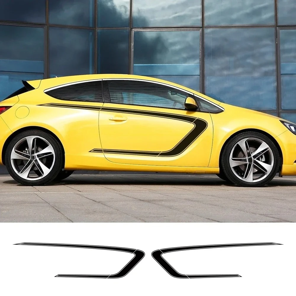 2pcs Car Door Side Stickers Racing Sport Styling Vinyl Decals For Opel Astra GTC Auto Body Tuning Decoration Sticker Accessories
2pcs Car Door Side Stickers Racing Sport Styling Vinyl Decals For Opel Astra GTC Auto Body Tuning Decoration Sticker Accessories