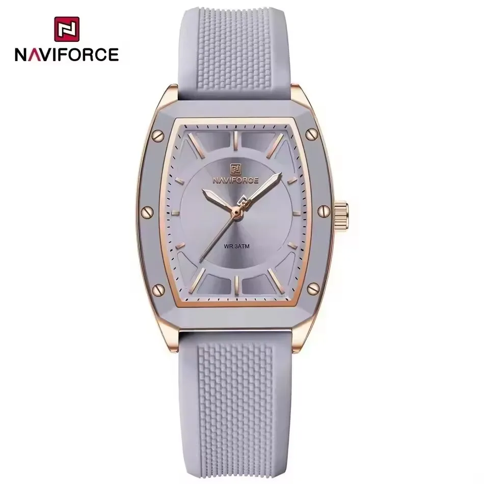 NAVIFORCE 5049 Elegant Quartz Watches for Woman Luminous Clock Waterproof Silicone Strap Casual Business Ladies Wristwatch
NAVIFORCE 5049 Elegant Quartz Watches for Woman Luminous Clock Waterproof Silicone Strap Casual Business Ladies Wristwatch