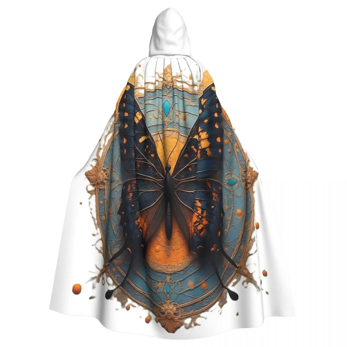 Длинный плащ с капюшоном Majestic, синяя и оранжевая бабочка, средневековый костюм ведьмы, накидка для косплея, накидка на Хэллоуин, вампир, для взрослых, унисекс
Длинный плащ с капюшоном Majestic, синяя и оранжевая бабочка, средневековый костюм ведьмы, накидка для косплея, накидка на Хэллоуин, вампир, для взрослых, унисекс