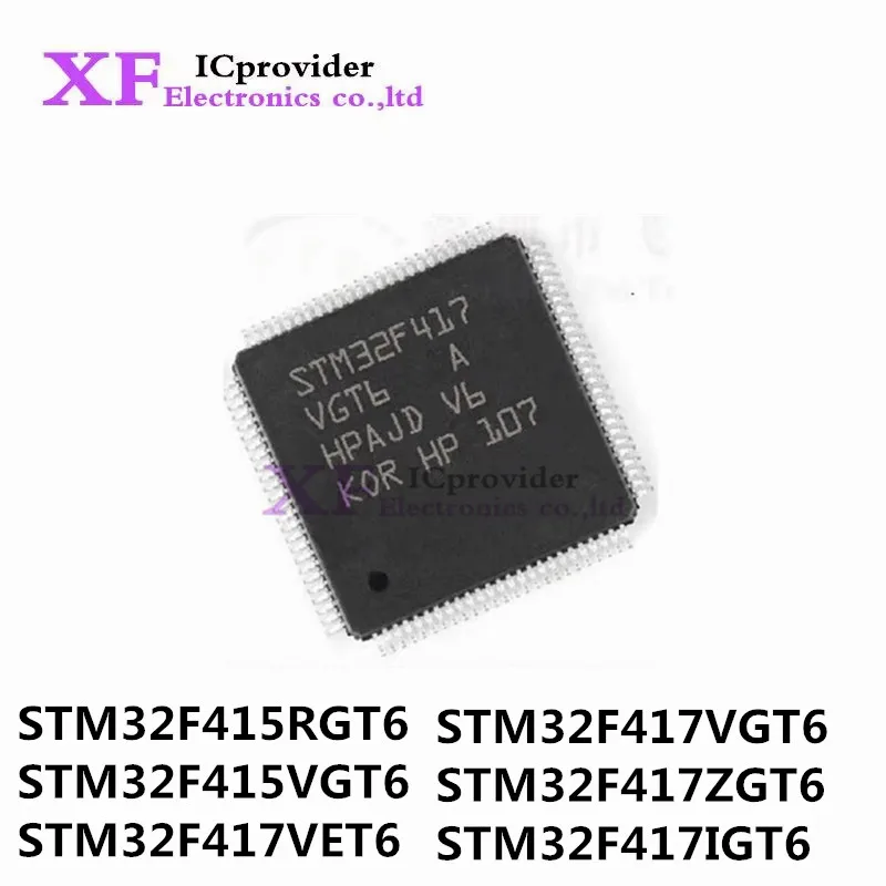 STM32F415RGT6 STM32F415VGT6 STM32F417VET6 STM32F417VGT6 STM32F417ZGT6 STM32F417IGT6 LQFP
STM32F415RGT6 STM32F415VGT6 STM32F417VET6 STM32F417VGT6 STM32F417ZGT6 STM32F417IGT6 LQFP