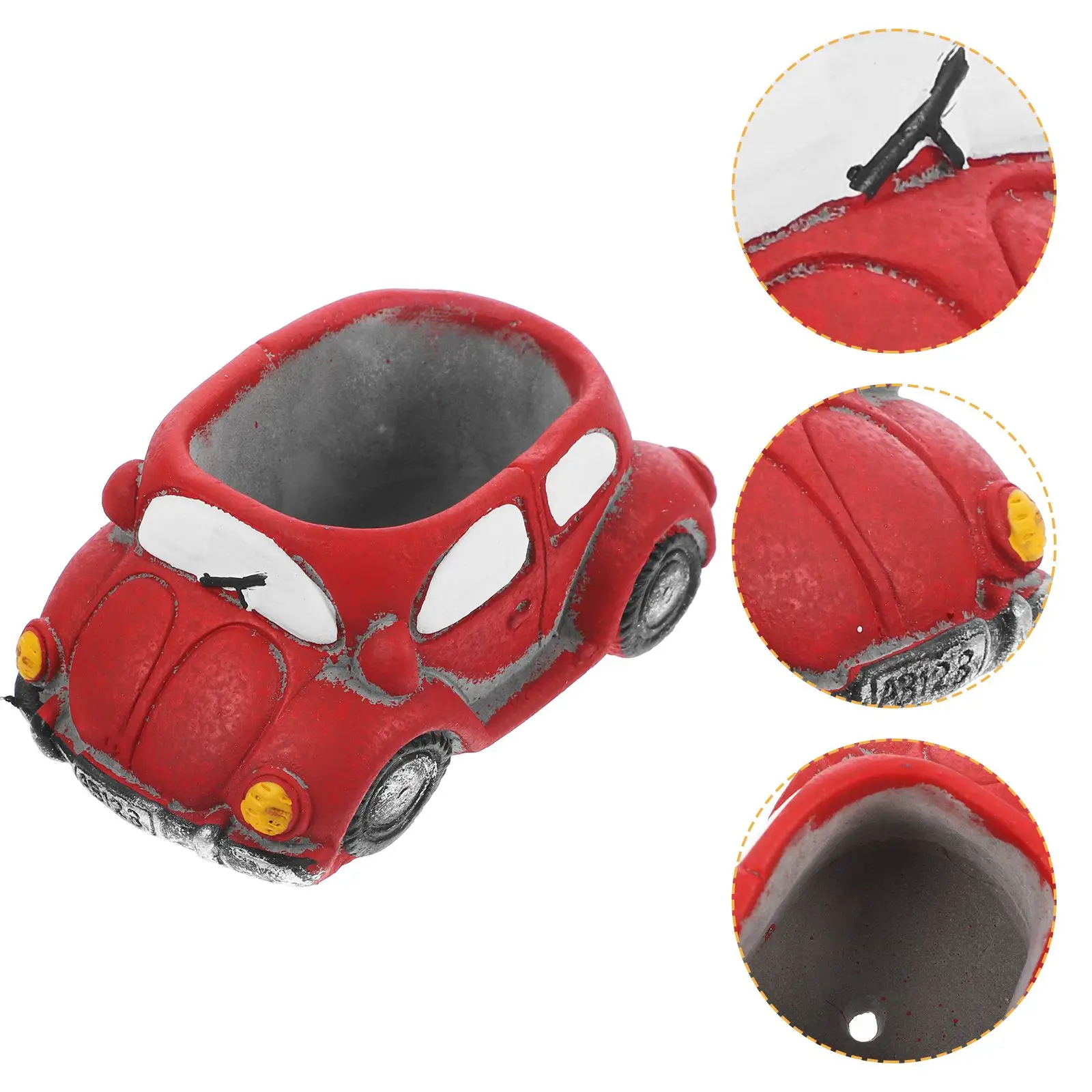 Retro Car Shaped Flower Pot Cute Unique Planters for Succulents Mini Vintage Planter with Drainage Hole Creative Bonsai Pot
Retro Car Shaped Flower Pot Cute Unique Planters for Succulents Mini Vintage Planter with Drainage Hole Creative Bonsai Pot
