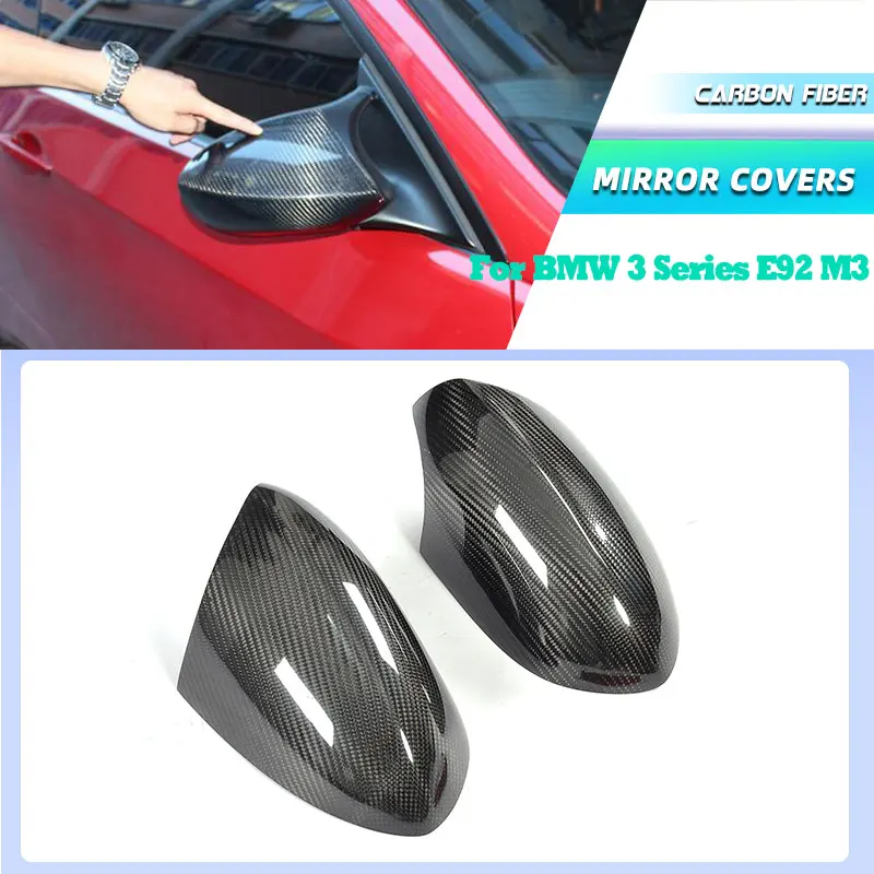 Carbon Fiber Car Rearview Mirror Covers Caps for BMW 3 Series E92 M3 Coupe 2008-2013 Add On Style Racing Side Mirror Caps Shell
Carbon Fiber Car Rearview Mirror Covers Caps for BMW 3 Series E92 M3 Coupe 2008-2013 Add On Style Racing Side Mirror Caps Shell
