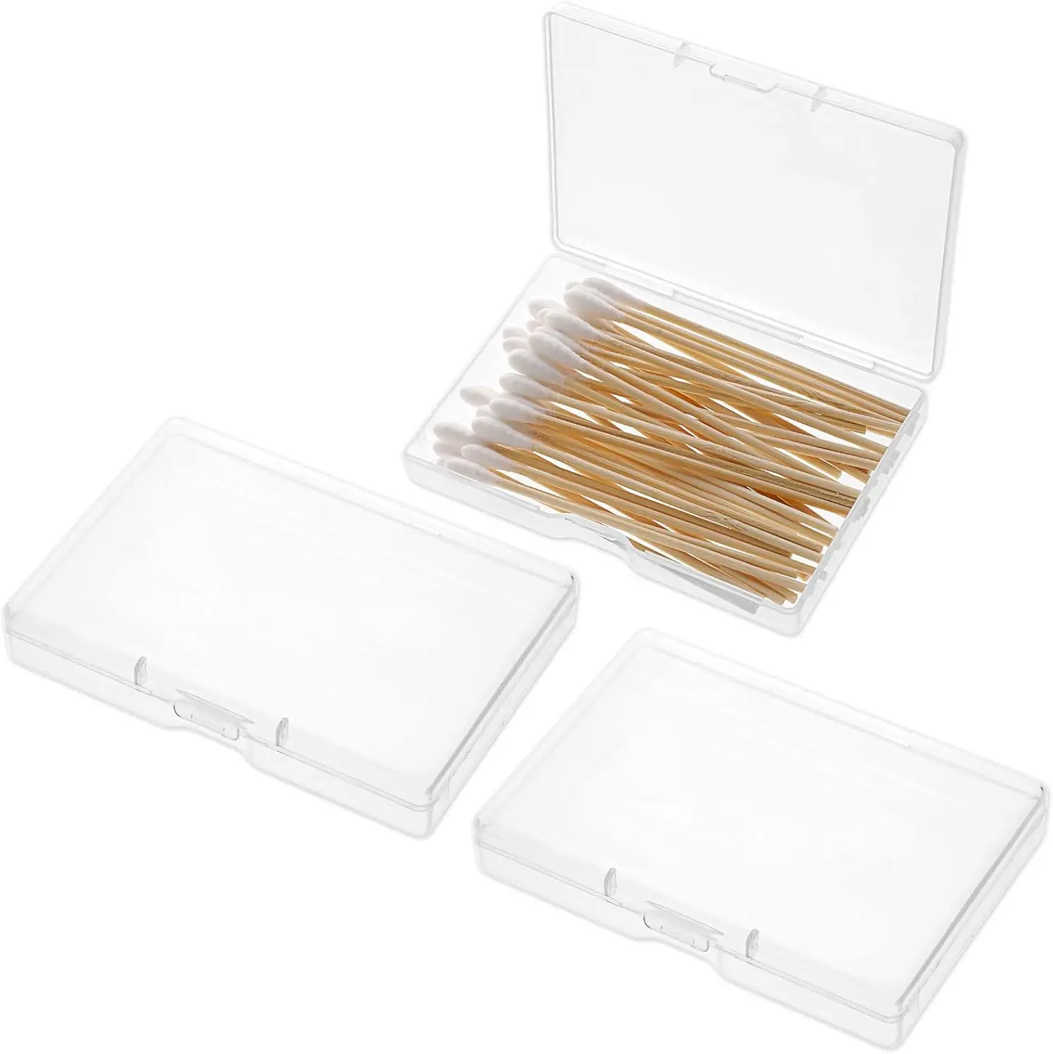 3-Piece Portable Travel Cotton Pad Holder - Bathroom Vanity Countertop Storage Organizer - Cotton Ball & Swab Dispenser - Transparent
3-Piece Portable Travel Cotton Pad Holder - Bathroom Vanity Countertop Storage Organizer - Cotton Ball & Swab Dispenser - Transparent