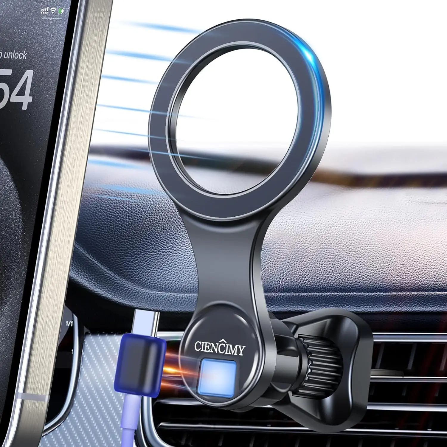 Magnetic Car Phone Holder Magnetic Car Holder Magnetic Cable Clip with Magsafe Compatible Car for iPhone 15 14 13 12 Mini
Magnetic Car Phone Holder Magnetic Car Holder Magnetic Cable Clip with Magsafe Compatible Car for iPhone 15 14 13 12 Mini