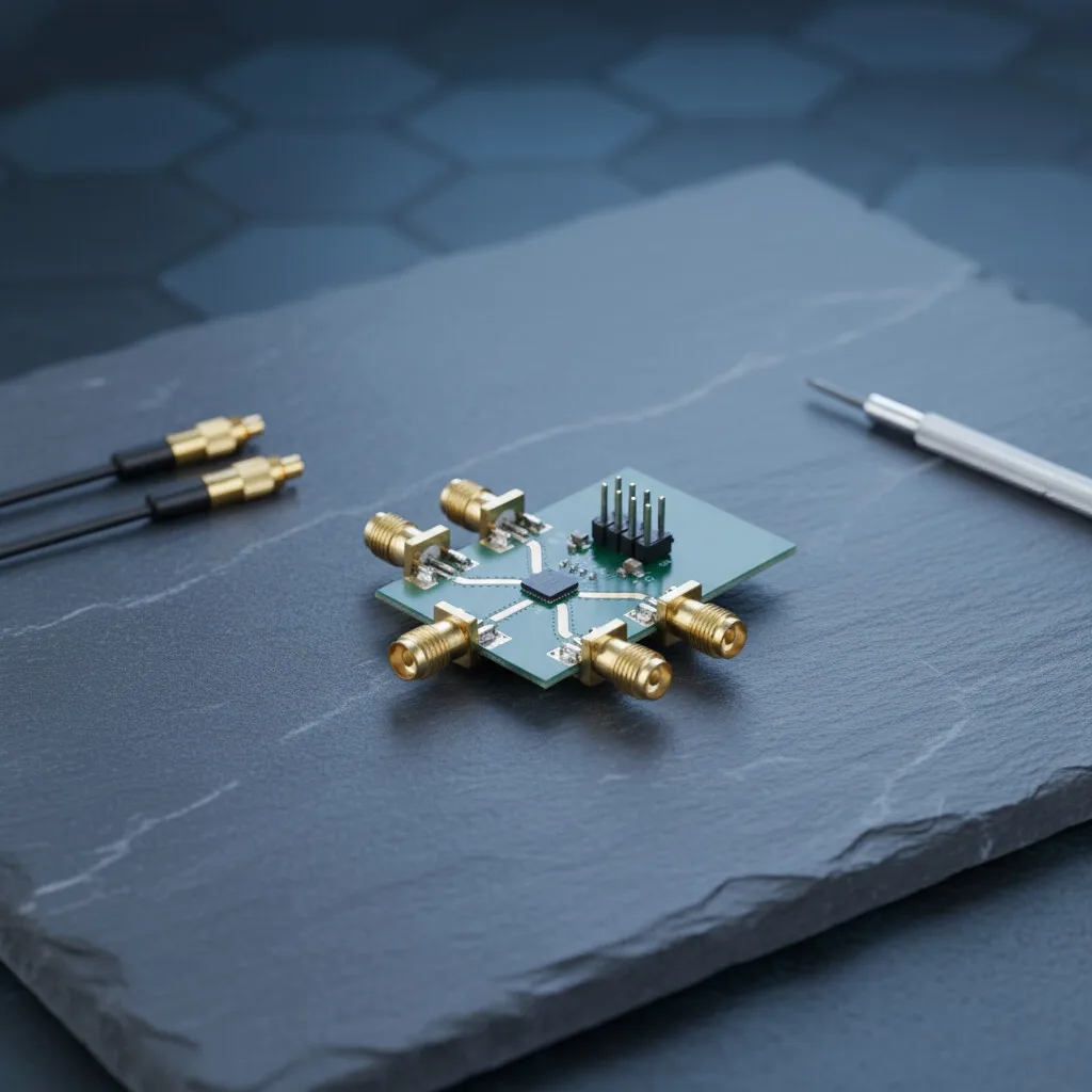 10Hz To 8GHz SP4T RF Switch PE42540 1to4 RF Microwave Switch Signal Switching Control F/ Vector Network Spectrum Analyzer 5G 5.8
10Hz To 8GHz SP4T RF Switch PE42540 1to4 RF Microwave Switch Signal Switching Control F/ Vector Network Spectrum Analyzer 5G 5.8