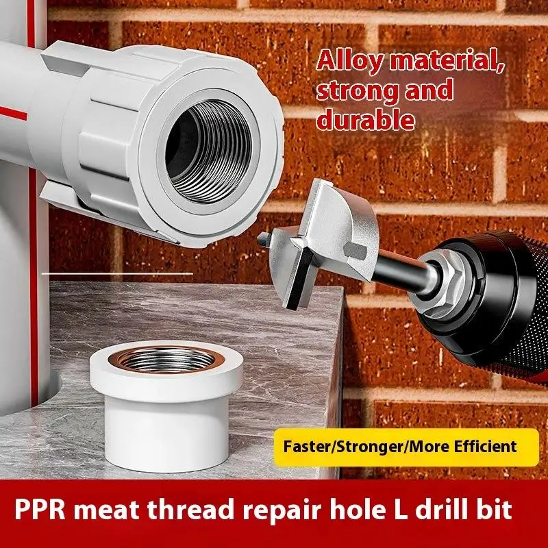 3/6Pcs 26.5mm Boring Drill Bit Thread Fitting For 1/2inch PPR Water Pipes Repair Tools Fitting Accessories
3/6Pcs 26.5mm Boring Drill Bit Thread Fitting For 1/2inch PPR Water Pipes Repair Tools Fitting Accessories