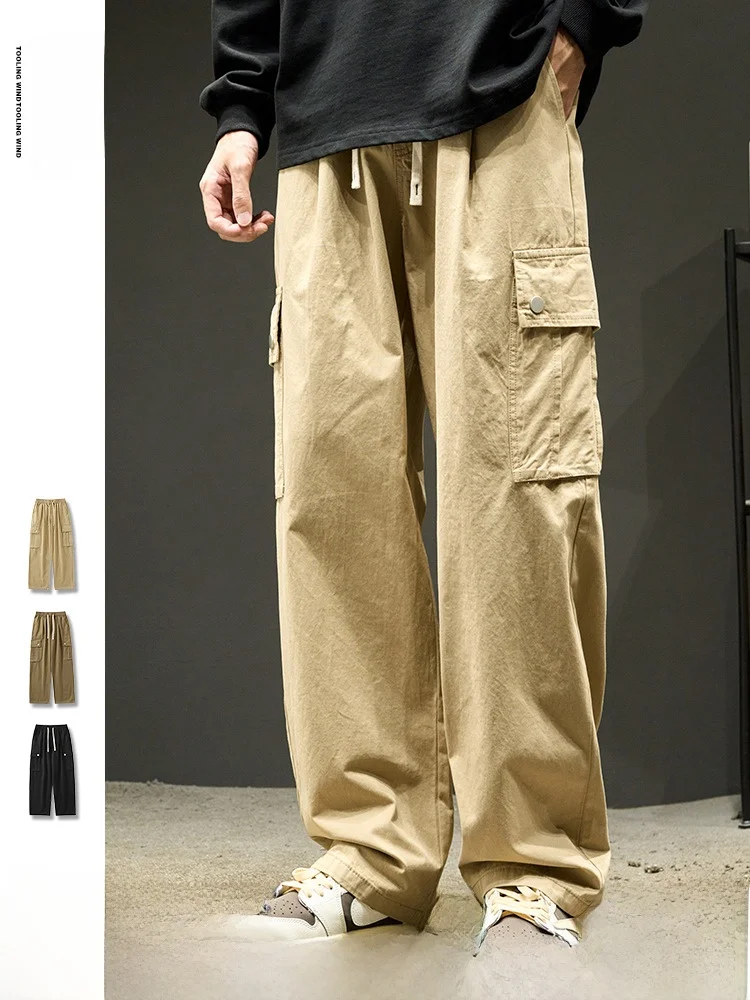 Spring Autumn Men's Workwear Pants Japanese Sle Trendy Brand Patchwork Log Casual Loose Multi ket Haome Functional St...
Spring Autumn Men's Workwear Pants Japanese Sle Trendy Brand Patchwork Log Casual Loose Multi ket Haome Functional St...