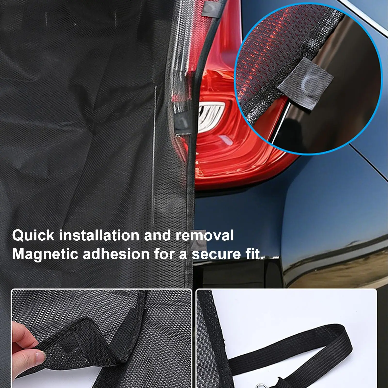 Tailgate Mesh Screen For Camping Foldable Universal 59x59 Inch Magnetic Auto Camping Tailgate Sunshade Nets For Privacy
Tailgate Mesh Screen For Camping Foldable Universal 59x59 Inch Magnetic Auto Camping Tailgate Sunshade Nets For Privacy