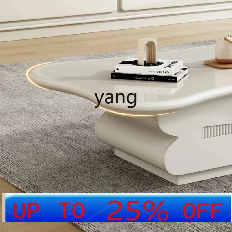 LMM Coffee Table TV Cabinet Combination Minimalist Modern Cloud Tea Table Cream White Locker
LMM Coffee Table TV Cabinet Combination Minimalist Modern Cloud Tea Table Cream White Locker
