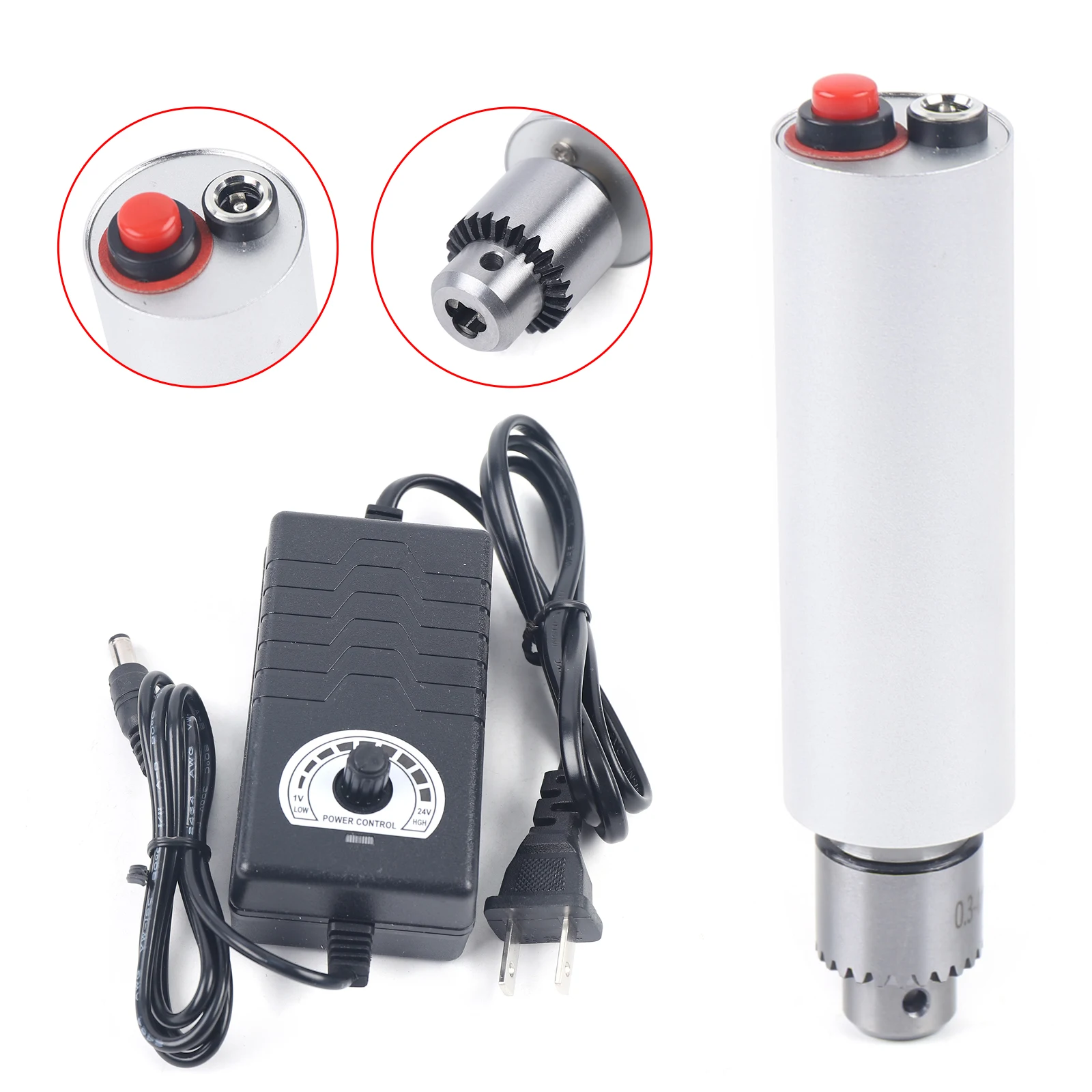 Small Electric Polishing Machine, Handheld Electric Drill Chuck Speed Control Kit, Adjustable Speed Electric Drill Chuck Set
Small Electric Polishing Machine, Handheld Electric Drill Chuck Speed Control Kit, Adjustable Speed Electric Drill Chuck Set