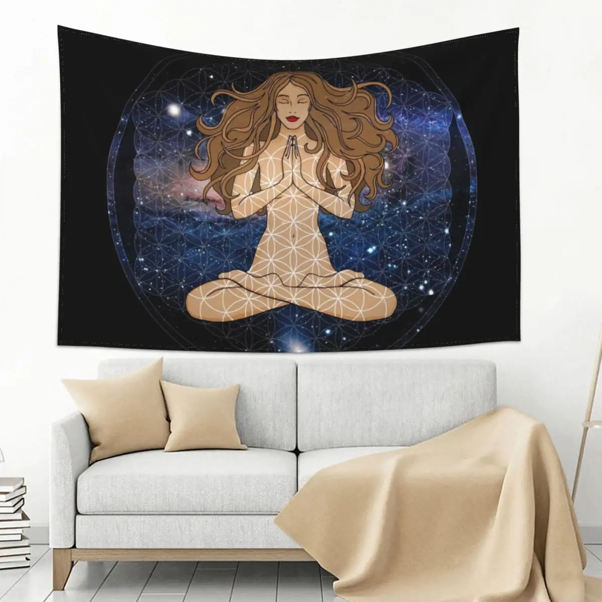 Flower of life - Mandala Galaxy Tapestry Aesthetic Room Decorations Room Decorations Wall Decoration Tapestry
Flower of life - Mandala Galaxy Tapestry Aesthetic Room Decorations Room Decorations Wall Decoration Tapestry