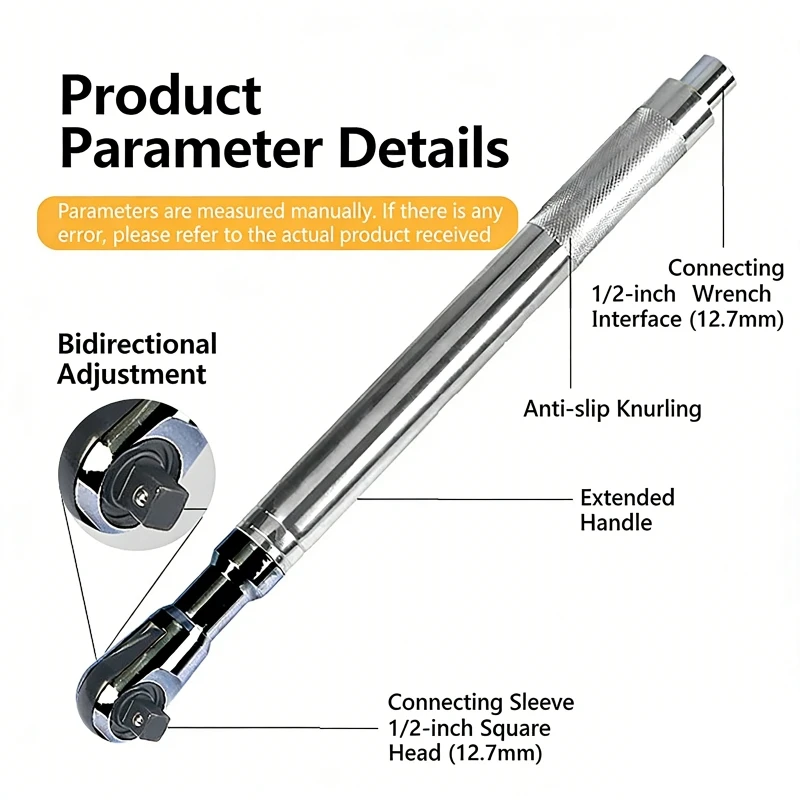 Multi-function Offset Impact Extension Wrench High Torque Ratchet Tool for Automotive Tight Space Repair DIY Mechanics
Multi-function Offset Impact Extension Wrench High Torque Ratchet Tool for Automotive Tight Space Repair DIY Mechanics