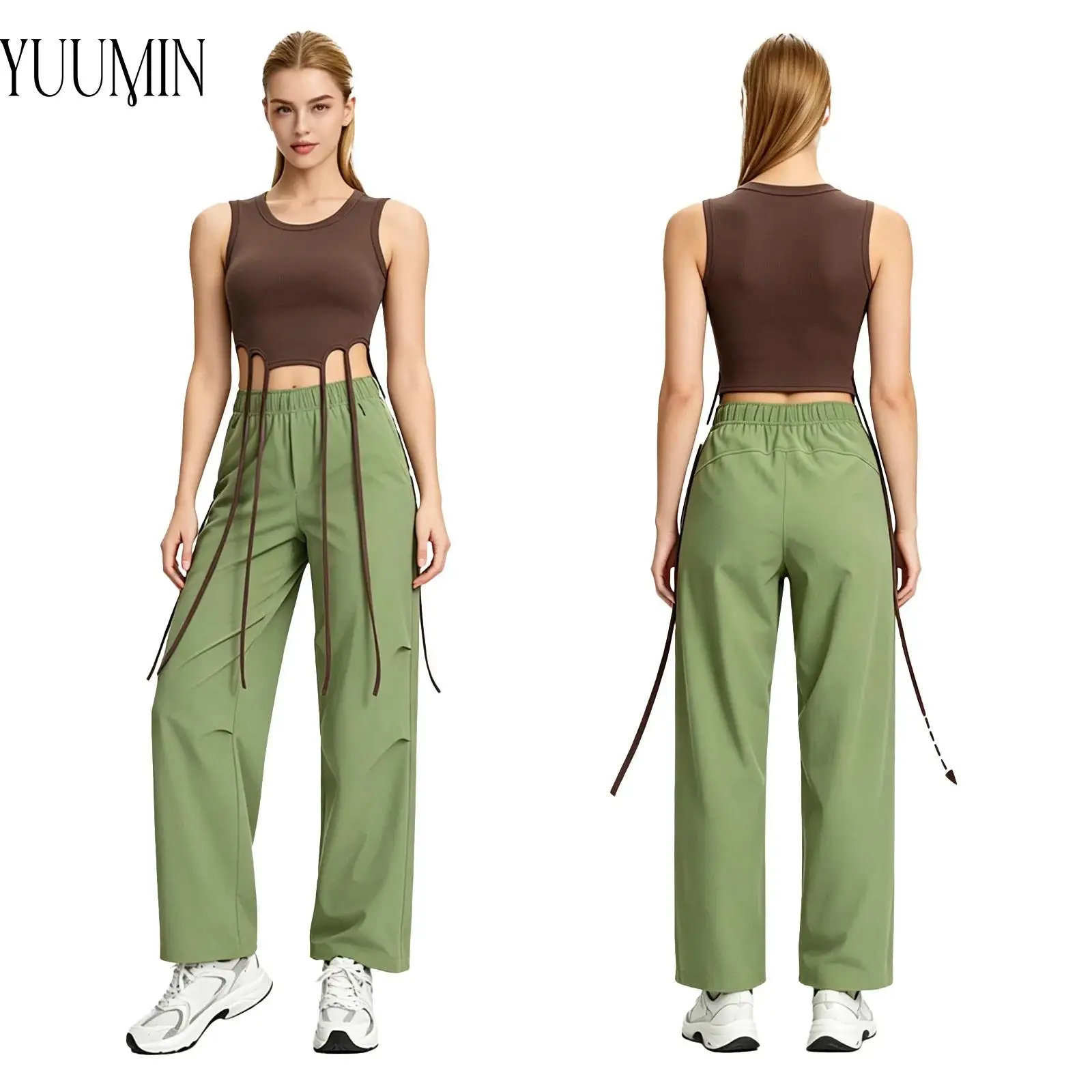 Women Lightweight Quick Dry Yoga Vest Cropped Tank Top Irregular Strappy Hem Breathable Stretchy for Sports Gym Outdoor Casual
Women Lightweight Quick Dry Yoga Vest Cropped Tank Top Irregular Strappy Hem Breathable Stretchy for Sports Gym Outdoor Casual