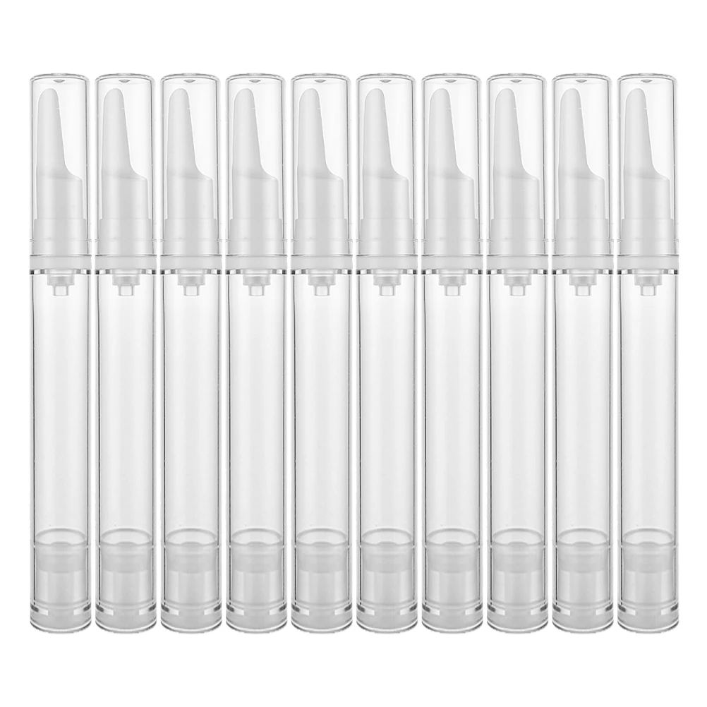 10 Pcs Cream Bottle Clear Airless Pump Containers for Eye Serum Bottle Serums Creams Travel Size Storage Vials Refillable
10 Pcs Cream Bottle Clear Airless Pump Containers for Eye Serum Bottle Serums Creams Travel Size Storage Vials Refillable