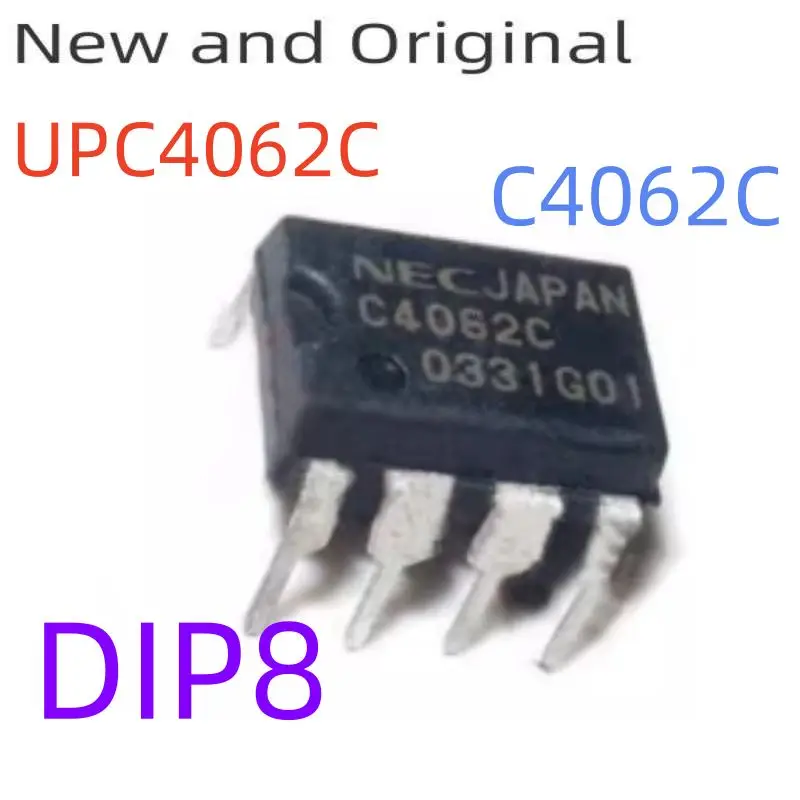 Upc4062C C4062C Dip8 Bipolar Analog Integrated Circuit
Upc4062C C4062C Dip8 Bipolar Analog Integrated Circuit