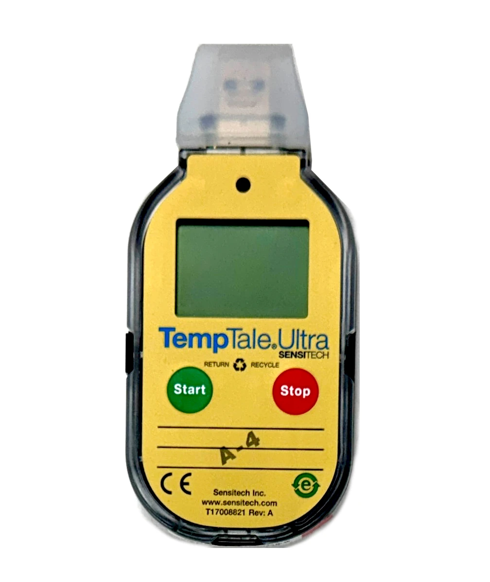 Sensitech TempTale Ultra 16k Flash Memory AMB Single Use Temperature Sensor With USB 20 Type-A Plug 0 To 8 Celsius For 66 Days
Sensitech TempTale Ultra 16k Flash Memory AMB Single Use Temperature Sensor With USB 20 Type-A Plug 0 To 8 Celsius For 66 Days