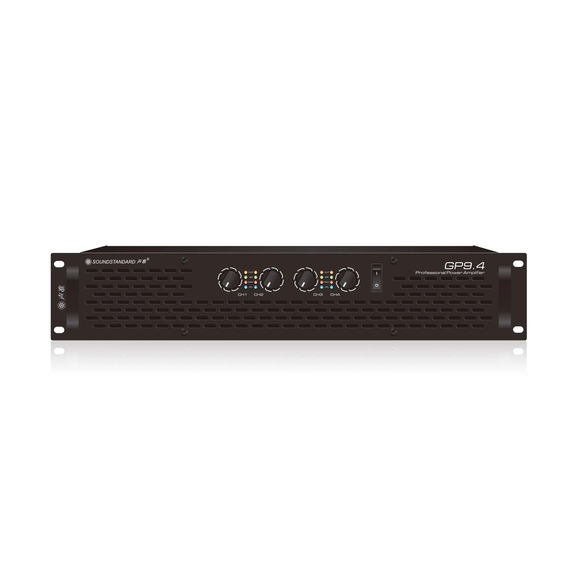GP Series 4-Channel Power Amplifier, Toroidal Transformer, Class H, XLR Input/SpeakON Output, for KTV/Multimedia/Conference
GP Series 4-Channel Power Amplifier, Toroidal Transformer, Class H, XLR Input/SpeakON Output, for KTV/Multimedia/Conference