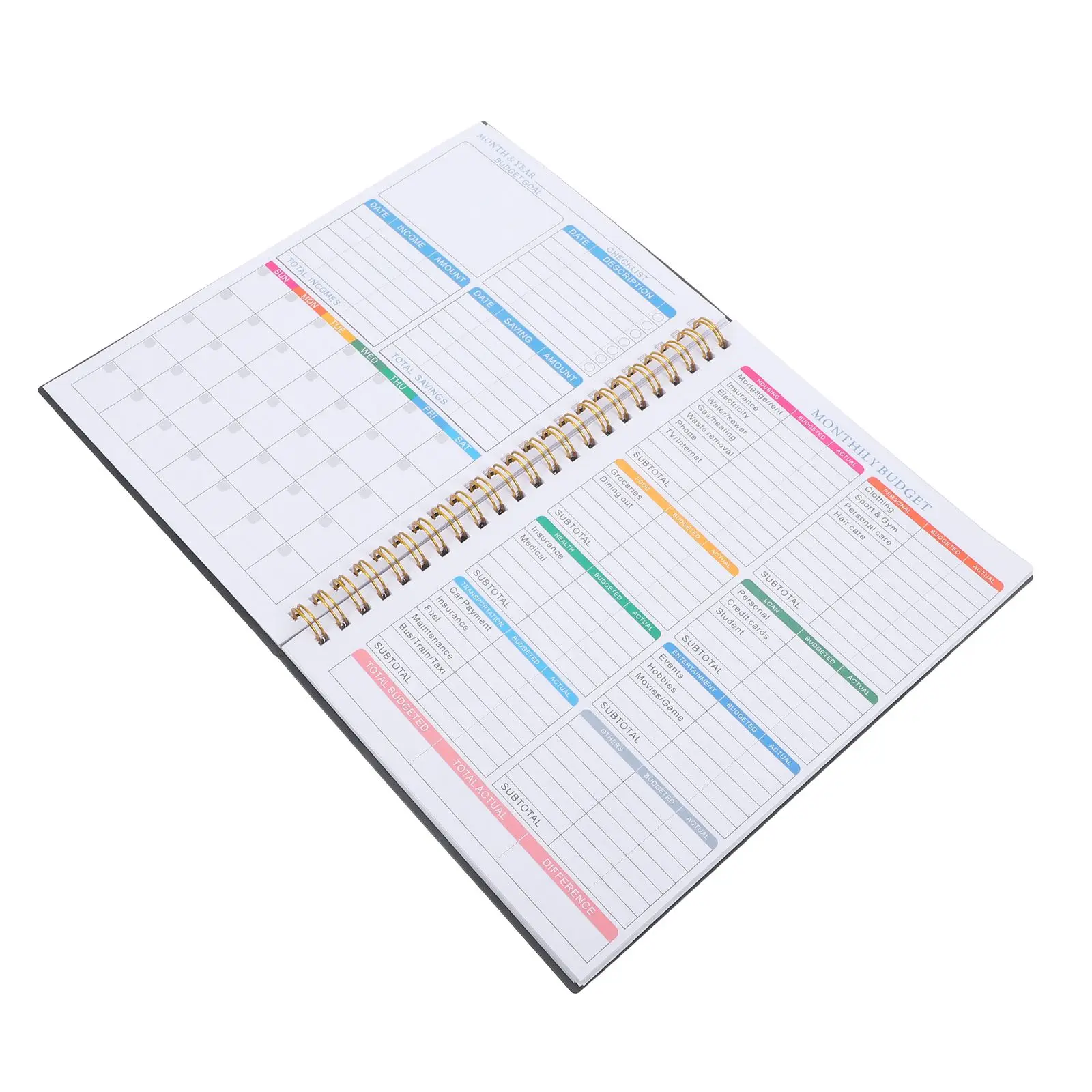 Financial Planning Notebook Black Cover Monthly Budget Planner Cash Recording Notepad Practical Business Use Easy Management
Financial Planning Notebook Black Cover Monthly Budget Planner Cash Recording Notepad Practical Business Use Easy Management