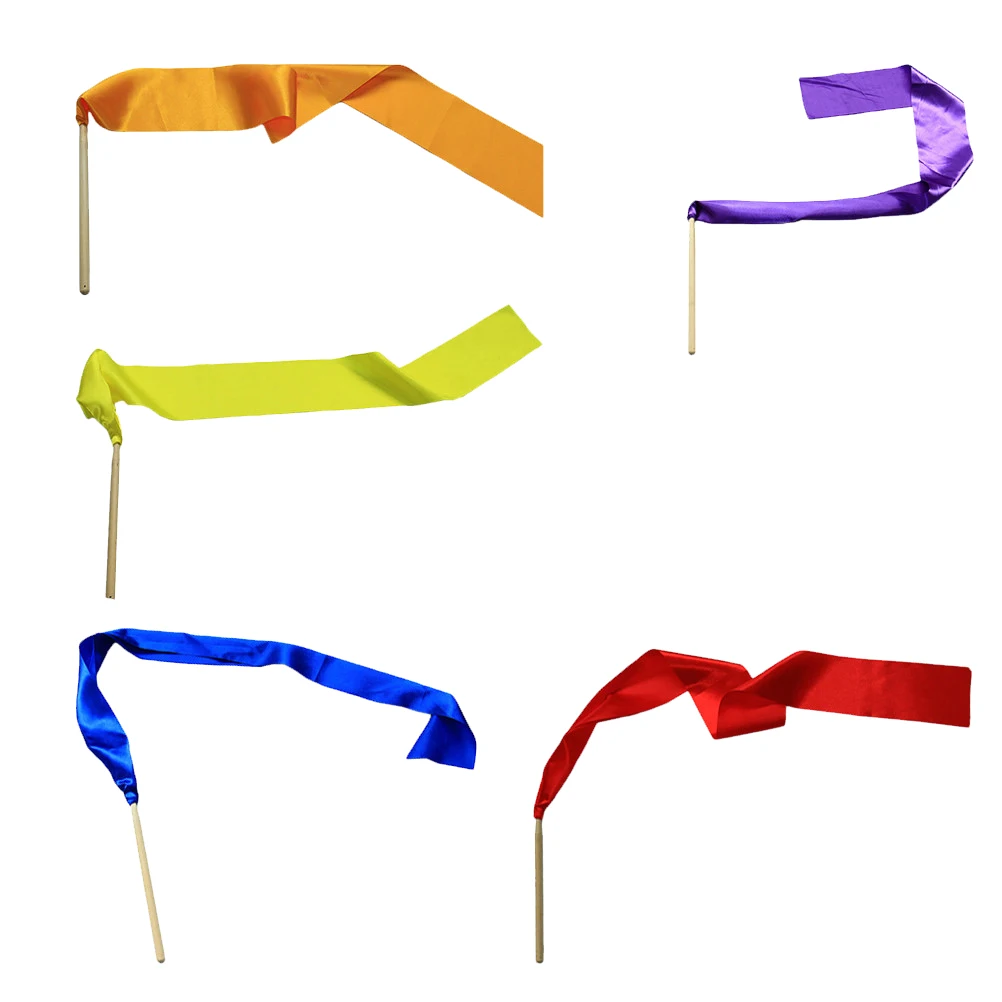 7PCS Gymnastics Ribbons Dancing Toys Durable Silk Streamers for Kids Training Circus Skills Color Guard Marching Bands
7PCS Gymnastics Ribbons Dancing Toys Durable Silk Streamers for Kids Training Circus Skills Color Guard Marching Bands