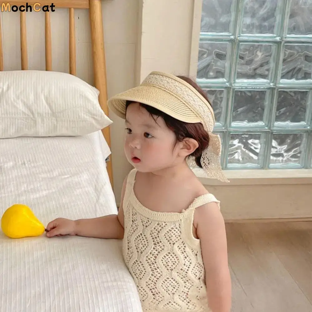 Ins Summer Baby Straw Caps Empty Top Korean Bow Lace Straw Hat Beach Wide Brim Children Sun Hat Travel
Ins Summer Baby Straw Caps Empty Top Korean Bow Lace Straw Hat Beach Wide Brim Children Sun Hat Travel