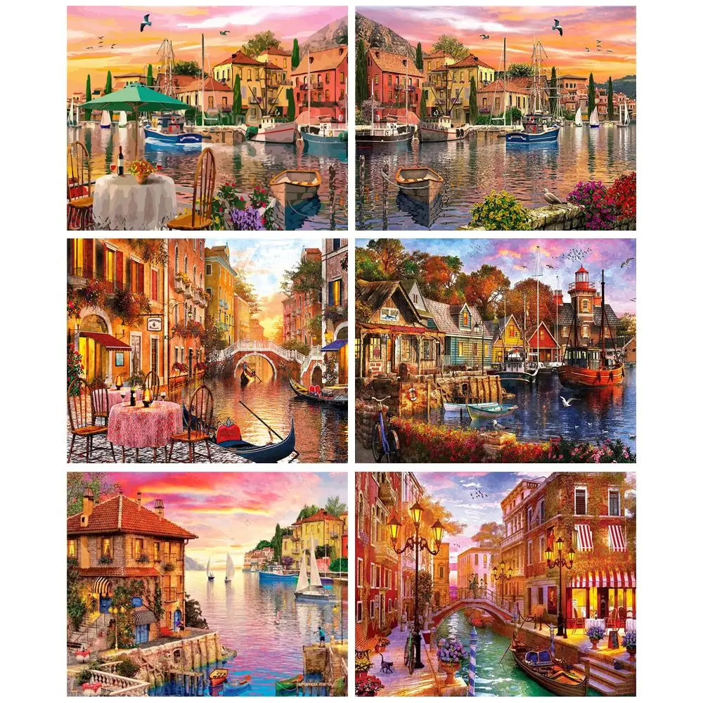 RUOPOTY Town Painting By Numbers Arts and Crafts Picture With Numbers Landscape Paint for Painting Acrylic paints Drawing Kit
RUOPOTY Town Painting By Numbers Arts and Crafts Picture With Numbers Landscape Paint for Painting Acrylic paints Drawing Kit