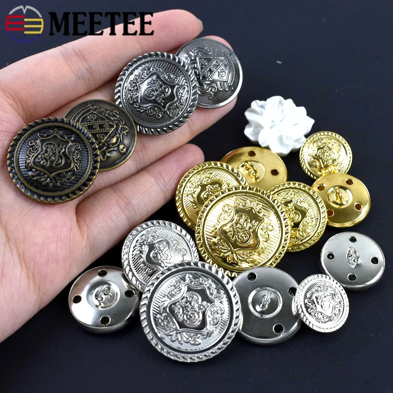 20Pcs 12-30mm Vintage Metal Buttons Round Buckle for Sewing Clothes Coat Jacket Decoration Shank Button DIY Material Accessoires
20Pcs 12-30mm Vintage Metal Buttons Round Buckle for Sewing Clothes Coat Jacket Decoration Shank Button DIY Material Accessoires