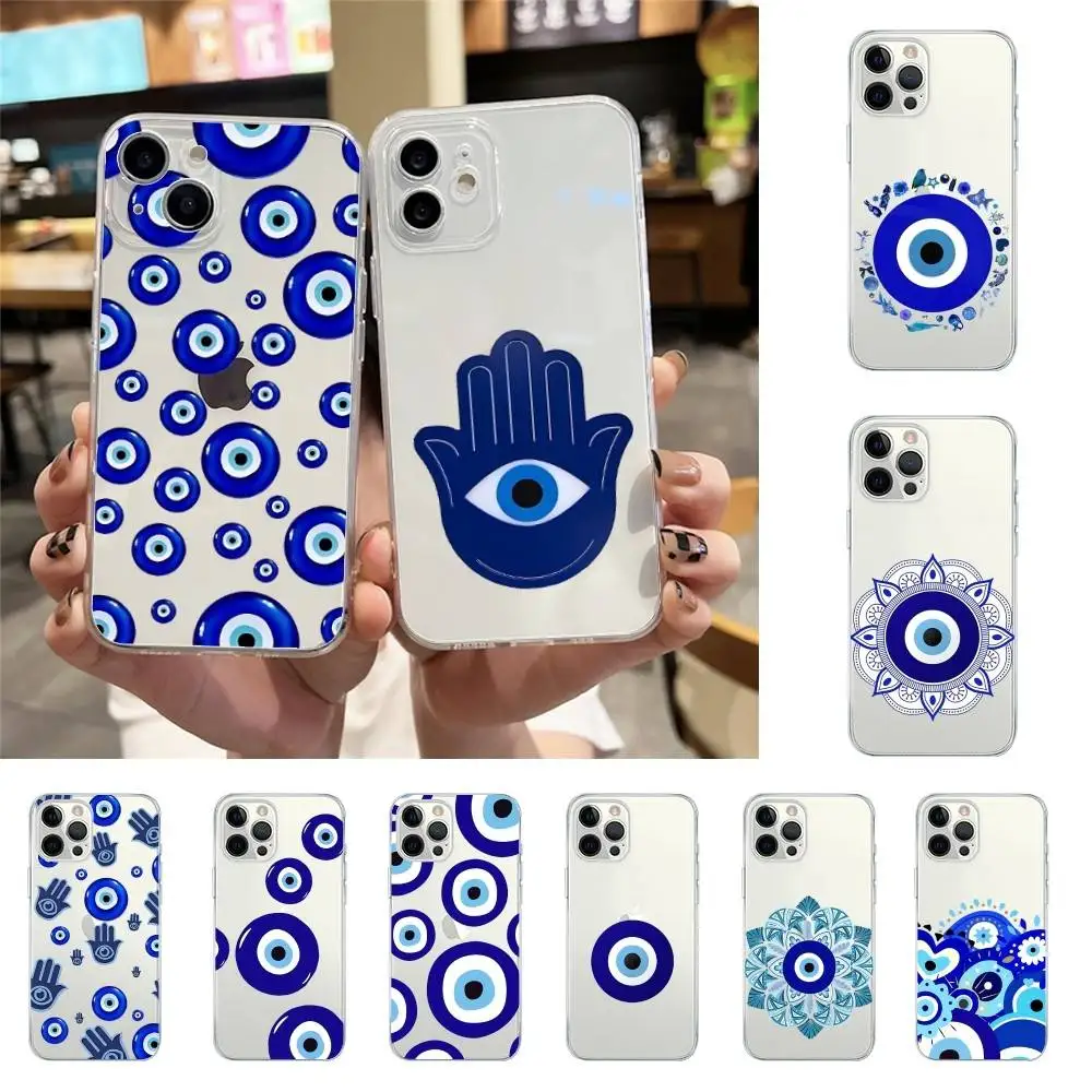 Turkish Lucky Blue Evil Eye Phone Case For Iphone 15 11 13 14 Pro Max 7 8 Plus X Xr Xs Max 16pro 12mini Transparent Cover
Turkish Lucky Blue Evil Eye Phone Case For Iphone 15 11 13 14 Pro Max 7 8 Plus X Xr Xs Max 16pro 12mini Transparent Cover